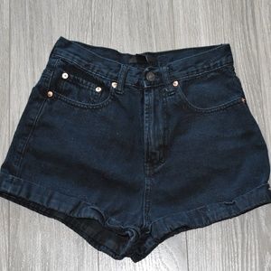 High-Waisted Jean Shorts